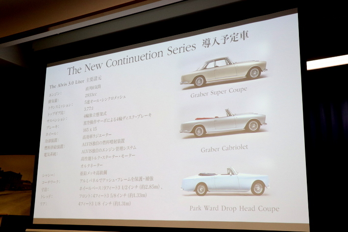 アルヴィス 日本市場導入発表会