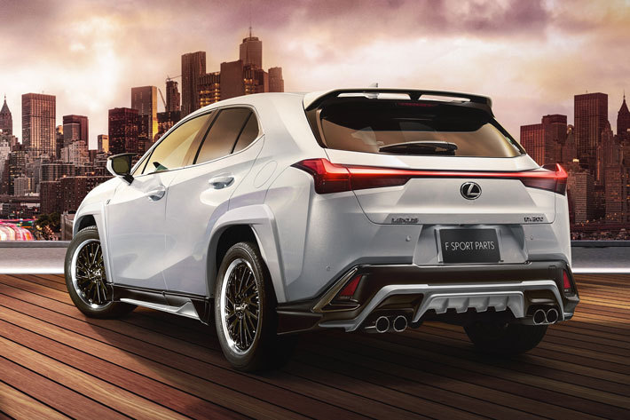 レクサス UXにTRD用カスタムパーツ登場