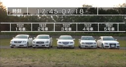 オートライトが点灯するタイミングは各メーカーで異なる！？ 画像で検証（JAF公式YouTubeより）