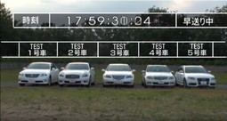 オートライトが点灯するタイミングは各メーカーで異なる！？ 画像で検証（JAF公式YouTubeより）