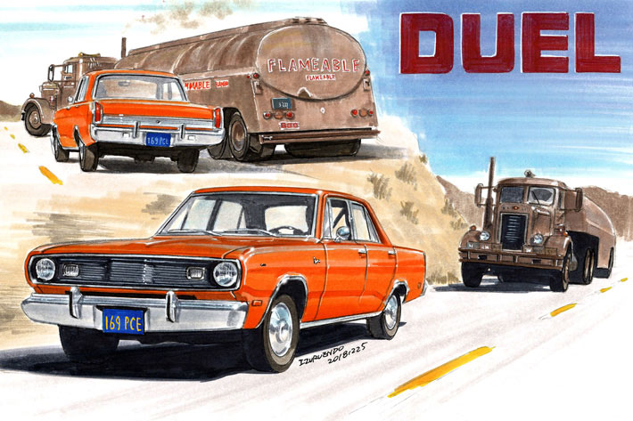 昭和レトロ 映画パンフレット(洋画) 激突 DUEL 1973年公開版　初版 昭和レトロ 映画パンフレット(洋画) 激突 DUEL 1973年公開版 初版