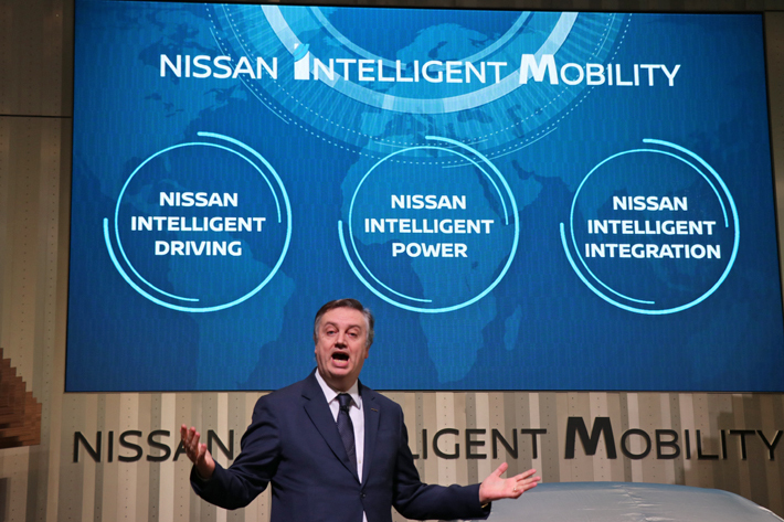 日産「リーフ e+」(イープラス) 発表会の模様[2019年1月9日／会場：日産グローバル本社ギャラリー(神奈川県横浜市)]