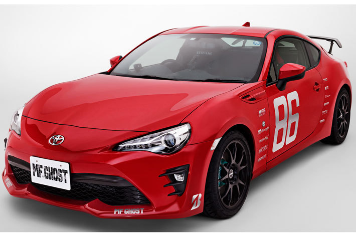 祝『MFゴースト』100万部突破！ 特別仕様のトヨタ「86」新車１台をプレゼント、東京オートサロン2019でデモカー展示！