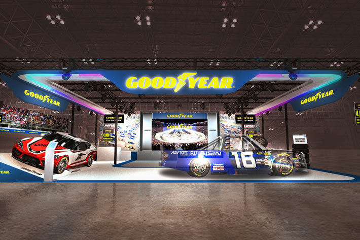 グッドイヤー、「TOKYO AUTO SALON 2019」に出展 「GOODYEAR’S DNA」をテーマに、”NASCAR“の世界観をリアルに再現！