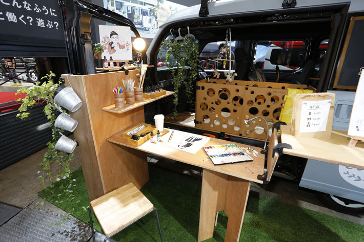 N-VAN ART STAND（#NVAN_Dream)[東京オートサロン2019／Hondaブース]