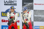 WRC 第2戦 ラリー・スウェーデン デイ4 タナックが今季初優勝でドライバー選手権をリード チームもマニュファクチャラー選手権首位に立つ