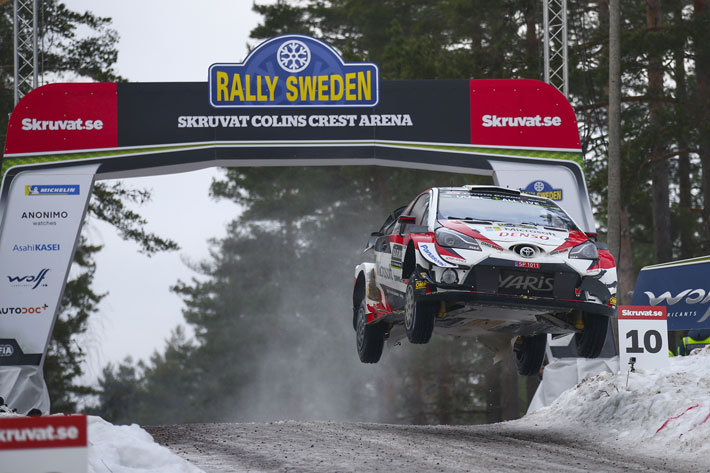 WRC 第2戦 ラリー・スウェーデン デイ4 タナックが今季初優勝でドライバー選手権をリード チームもマニュファクチャラー選手権首位に立つ