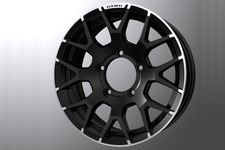 DAMD 028ForJimny  SemiGlossBlack-SpokeEndDC