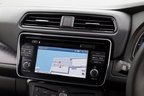 EV専用NissanConnectナビゲーションシステムは充電スポット検索機能などが充実。ただし7インチの画面は今となってはちょっと小さく感じる／日産 リーフ「e+」(イープラス)[62kWh版]