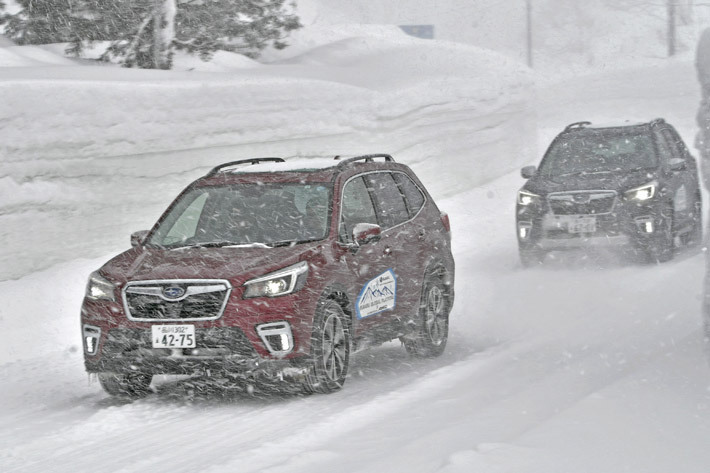 【SUBARUテックツアー第10弾 “SUV SNOW DRIVING EXPERIENCE”(試乗エリア：山形県酒田市⇒山形県山形市／2019年2月15日取材)】