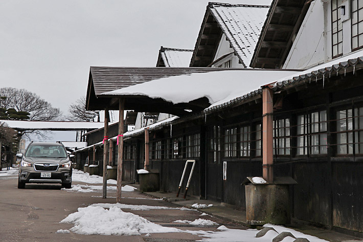 山居倉庫(山形県酒田市)【SUBARUテックツアー第10弾 “SUV SNOW DRIVING EXPERIENCE”(試乗エリア：山形県酒田市⇒山形県山形市／2019年2月15日取材)】