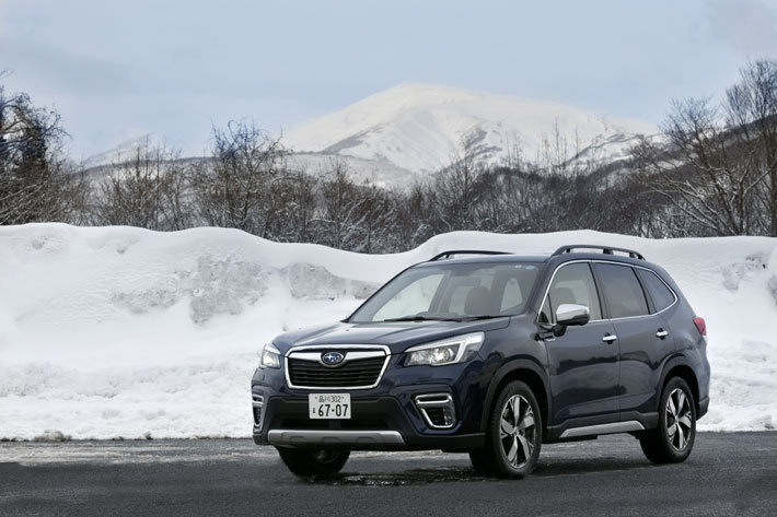 スバル フォレスター Advance(e-Boxer／ハイブリッドモデル)【SUBARUテックツアー第10弾“SUV SNOW DRIVING EXPERIENCE”(試乗エリア：山形県酒田市⇒山形県山形市／2019年2月15日取材)】