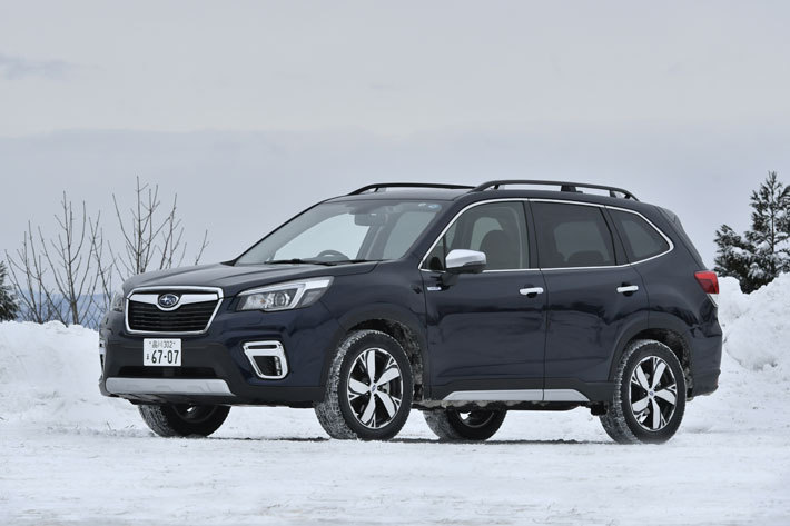 スバル フォレスター Advance(e-Boxer／ハイブリッドモデル)【SUBARUテックツアー第10弾“SUV SNOW DRIVING EXPERIENCE”(試乗エリア：山形県酒田市⇒山形県山形市／2019年2月15日取材)】