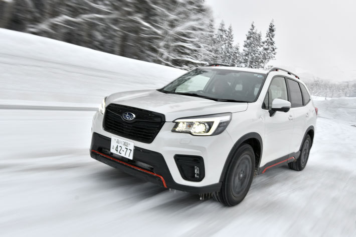 スバル フォレスター X-BREAK(ガソリンモデル)【SUBARUテックツアー第10弾“SUV SNOW DRIVING EXPERIENCE”(試乗エリア：山形県酒田市⇒山形県山形市／2019年2月15日取材)】