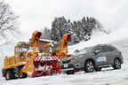 東北でもトップクラスの豪雪地帯である山形県大蔵村で除雪車とスバル フォレスター e-BOXERが競演【SUBARUテックツアー第10弾“SUV SNOW DRIVING EXPERIENCE”(試乗エリア：山形県酒田市⇒山形県山形市／2019年2月15日取材)】