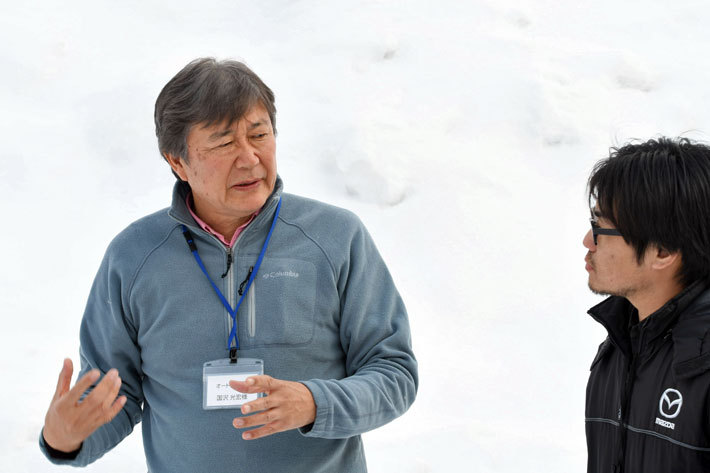 マツダ 3(プロトタイプ) 雪上テスト【2019年マツダ雪上試乗会(テストコース：北海道・マツダ剣淵試験場)】