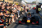 2019年F1開幕戦オーストラリアGPでAston Martin Red Bull Racingのマックス・フェルスタッペン選手が3位表彰台を獲得。ホンダとして2015年のF1復帰以来初の表彰台