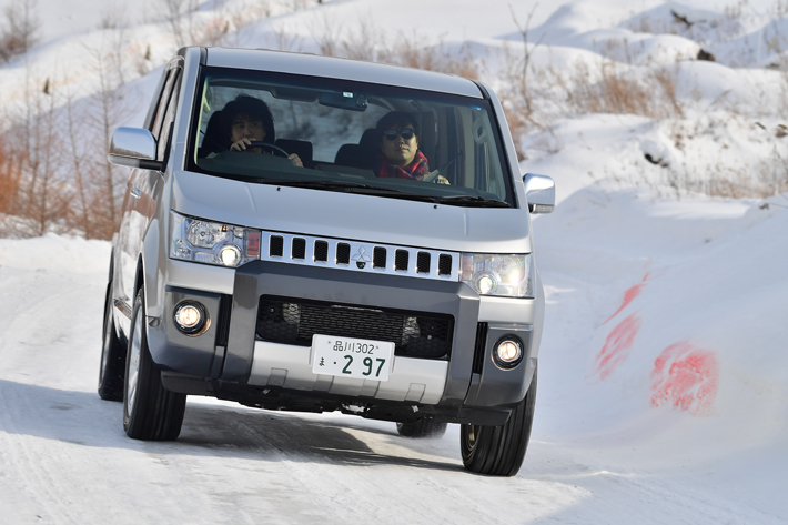 三菱自動車 雪上試乗会