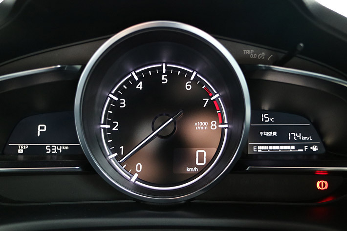 マツダ 現行型アクセラ 1.5リッター 最終モデル（ガソリン） 郊外路実燃費