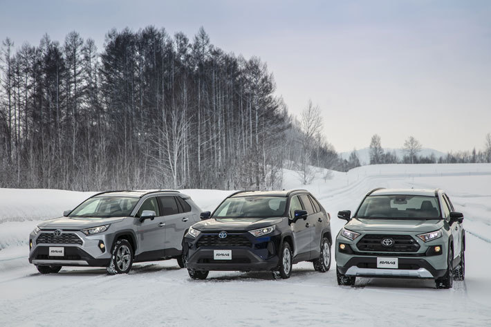 トヨタ 新型RAV4[雪上試乗会／トヨタ自動車士別試験場(北海道)]