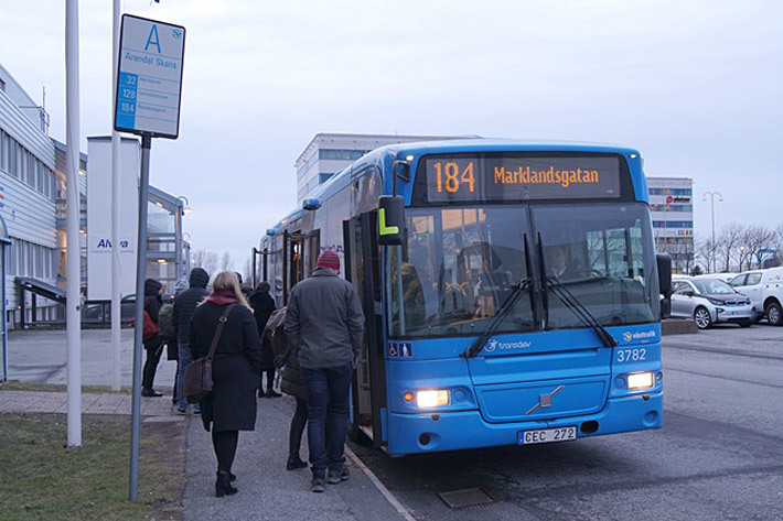 スウェーデンのバス