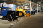 ボルボミュージアム内に展示されているトラック・バス