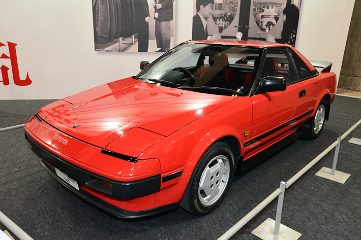 1984年式 トヨタ MR2（AW11型）／国産メーカー合同ブース【オートモービルカウンシル2019】