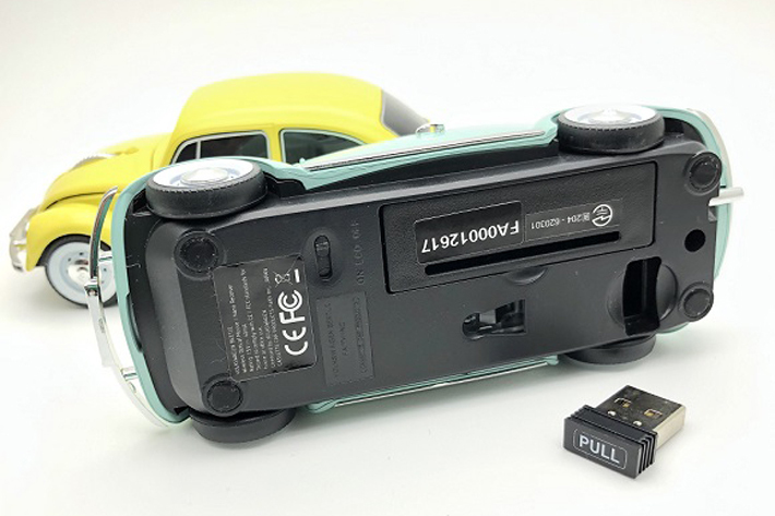 フォルクスワーゲン クラシックビートルの無線マウスが登場