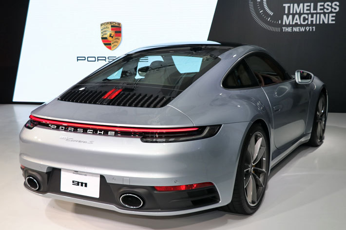 ポルシェ 新型911 カレラS(TYPE 992)[新型ポルシェ911記者発表会 The new 911 Japan Premiere／2019年5月28日／会場：TRUNK BY SHOTO GALLERY(東京都渋谷区)]