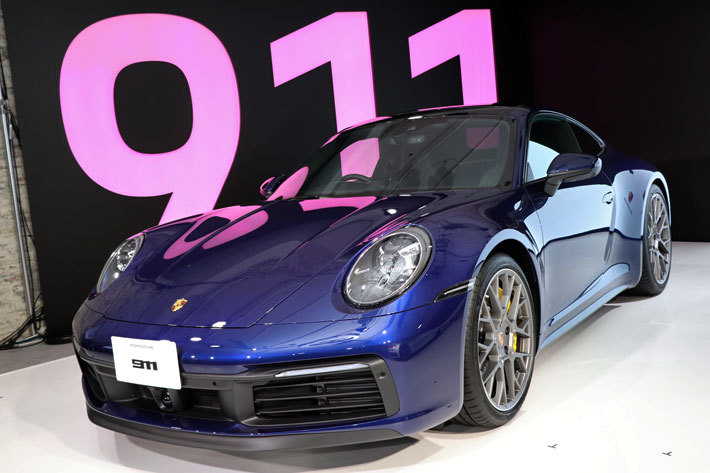ポルシェ 新型911 カレラS(TYPE 992)[新型ポルシェ911記者発表会 The new 911 Japan Premiere／2019年5月28日／会場：TRUNK BY SHOTO GALLERY(東京都渋谷区)]