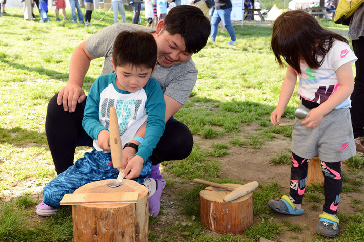 モノづくりワークショップ／【三菱「スターキャンプ 2019 in 朝霧高原」／2019年5月25日・26日／会場：ふもとっぱらキャンプ場(静岡県富士宮市)】