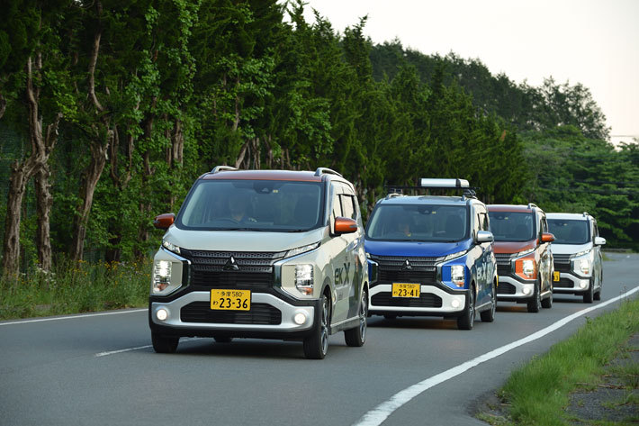 朝霧高原でのキャラバン風景