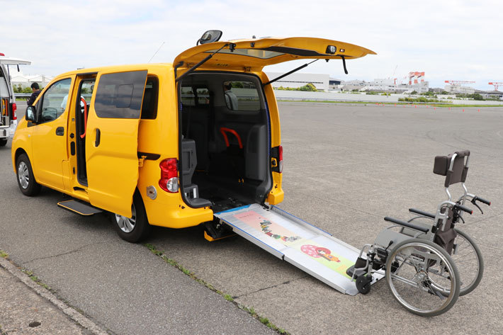 日産 NV200タクシー ユニバーサルデザイン LPGバイフューエル(デモカー)【#日産あんばさだー はたらくクルマ取材会／2019年6月11日(火)・会場：グランドライブ(神奈川県横須賀市)】