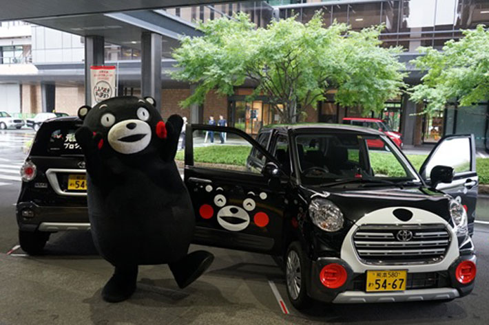 くまモン仕様のピクシス ジョイに乗れる！？ 「元気だけん！くまモン県