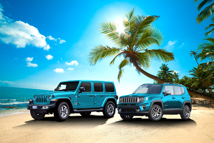 ジープに限定車「BIKINI Edition」登場｜海よりも鮮やかなターコイズ