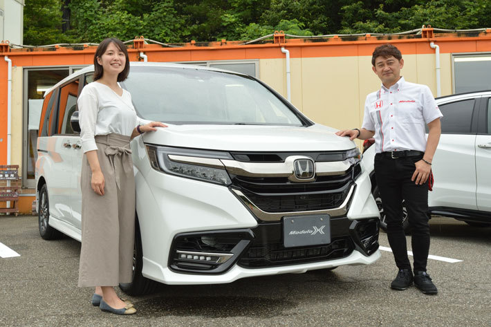 レポーター伊藤 梓さんと道上 龍選手、そして新型Honda ステップワゴン Modulo X！【Modulo 体感試乗会 in 富山・おわらサーキット／2019年7月20日(土)】