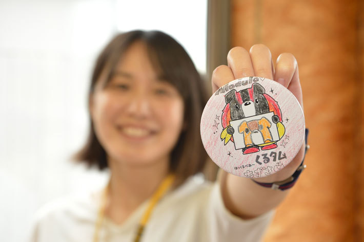 伊藤画伯の作品が完成！ さすがはイラストレーター、ささっとその場でつくりあげちゃったぞ【Modulo 体感試乗会 in 富山・おわらサーキット／2019年7月20日(土)】