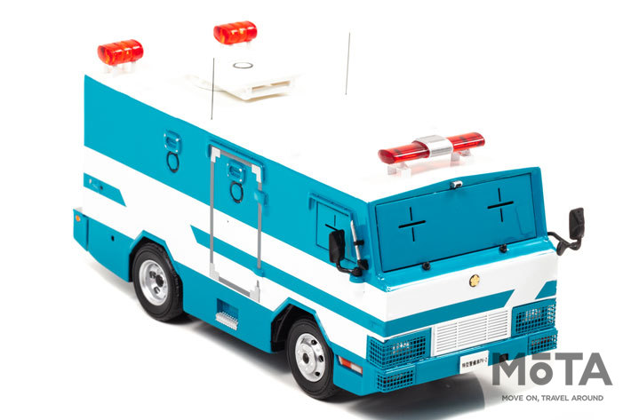 G20でも警備にあたった機動隊の特型警備車両 PV-2を 1/43スケールで初のモデル化！ 限定500台を7月4日から予約受付開始