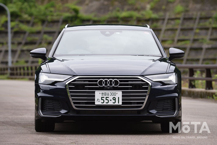 アウディ A6 アバント 55 TFSI クワトロ Sライン[4WD／ボディカラー：ファーマメントブルーメタリック]