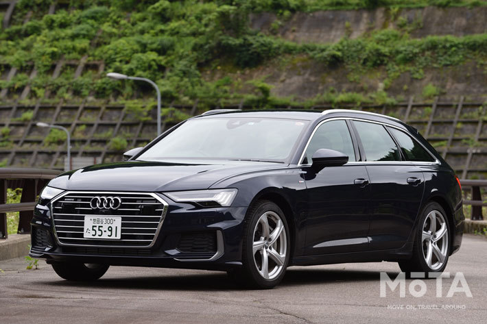 アウディ A6 アバント 55 TFSI クワトロ Sライン[4WD／ボディカラー：ファーマメントブルーメタリック]