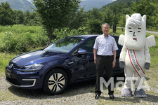 VW e-ゴルフが白馬村でシェア開始｜村民と村内宿泊者は無料で5日間乗り放題！