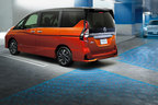 「全方位運転支援システム」RCTA（後退時車両検知警報）　イメージ[日産 新型セレナ(2019年8月1日マイナーチェンジ)］