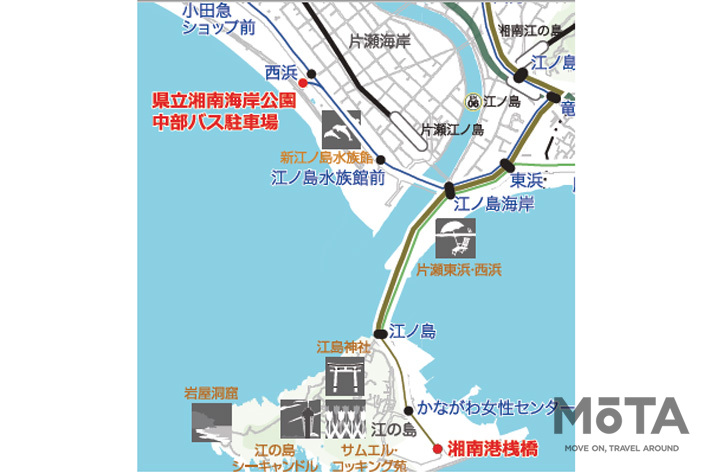江の島周辺の公道で「自動運転バスの実証実験」を実施