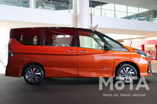 日産 新型セレナ  e-POWER ハイウェイスター V[FF／ボディカラー：	サンライズオレンジ マルチフレックスパールメタリック／ダイヤモンドブラック パール 2トーン]