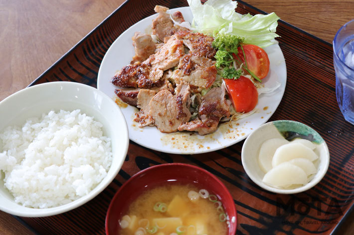 焼肉定食 750円／「ドライブイン 道」(群馬県富岡市)[三菱 デリカD:5で行く渋滞対決 2019お盆編]