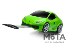 ランボルギーニ ウラカン型のキャリーケースが登場