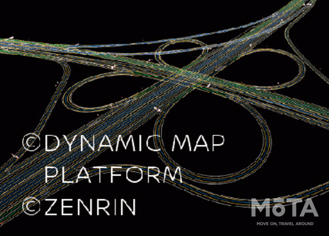 プロパイロット2.0はダイナミックマップ基盤という会社が開発した高精細地図を採用。これまでのナビとは異なり、道路の勾配や車線の数。さらには制限速度などをデータ化したモノだ