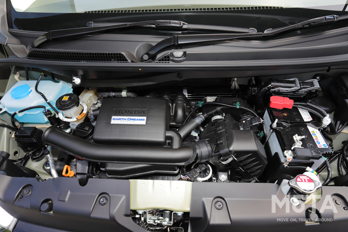 NAエンジンはすべての速度域で扱いやすい仕上がり。WLTCモード燃費は23.2km/Lをマーク