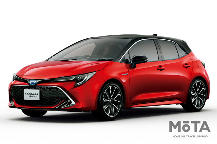 トヨタ カローラスポーツ エモーショナルレッド 非売品 カラーサンプル 1/30 1/30 ミニカー 新型カローラスポーツ COROLLA SPORT カラー