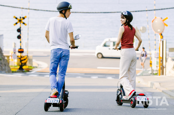 公道を走れる電動キックボード Free Mileを発売　 ～原付扱いでナンバーを取得し、保険も入れる～